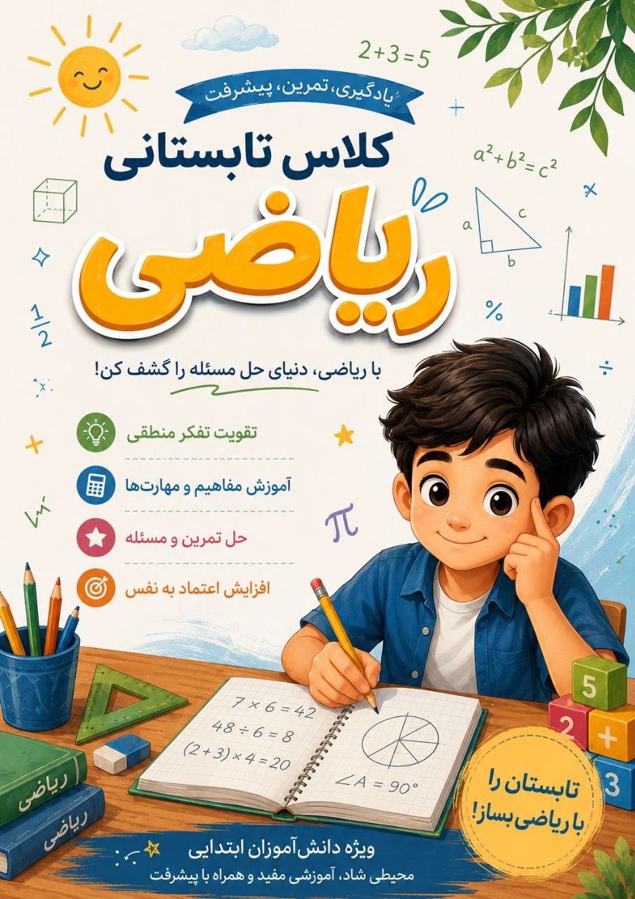 کلاس تابستانی ریاضی